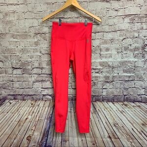 Ellie Sassy Coral Athletic Leggings